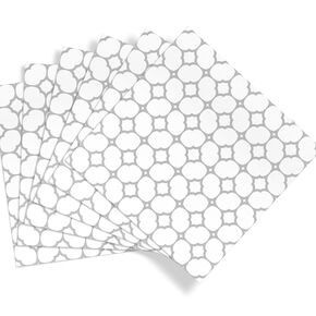 selbstklebende Bodenfliesen Bloomy Grid (11er Set)